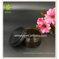 100g best selling skin care cream cosmetic container amber plastic jar with metal cap